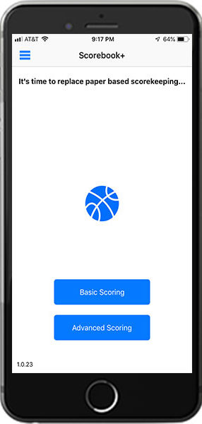 First-Screen_white Screen to select between basic and advanced scoring