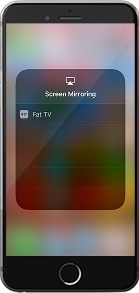 Screen-Mirroring_white When mirroring your game so that it can be displayed on an external scoreboard, a list of available devices appears.